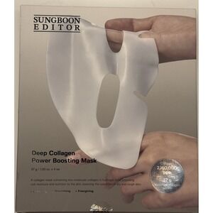 Sungboon Editor Deep Collagen Power Boosting Mask 4 Pack Intense Hydration